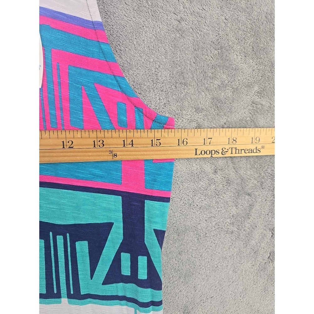 Tori Richard Honolulu Dress Small Isla Lobos Karley Tropical Summer Stretch NWT - Picture 7 of 9